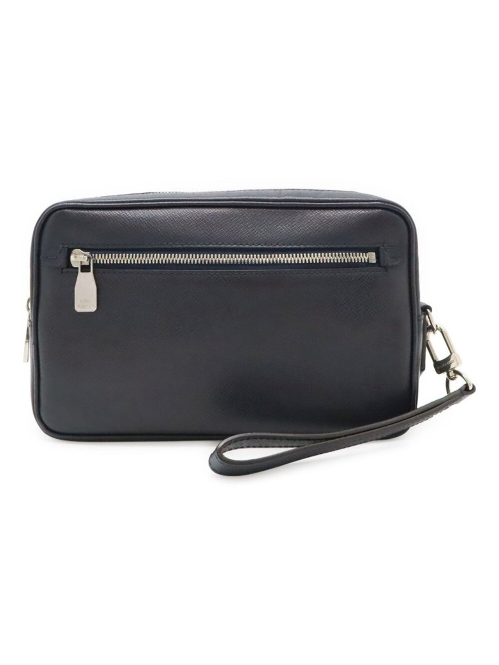 Louis Vuitton Taiga Pochette Kasai Clutch Handbag Blue Marine Navy - Picture 1 of 8